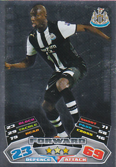Demba Ba Newcastle United 2011/12 Topps Match Attax Star Signing #196